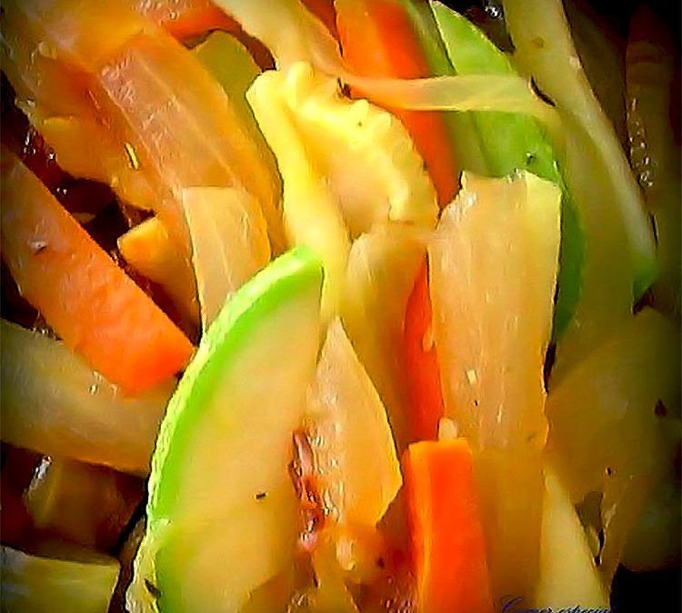 Verduras salteadas