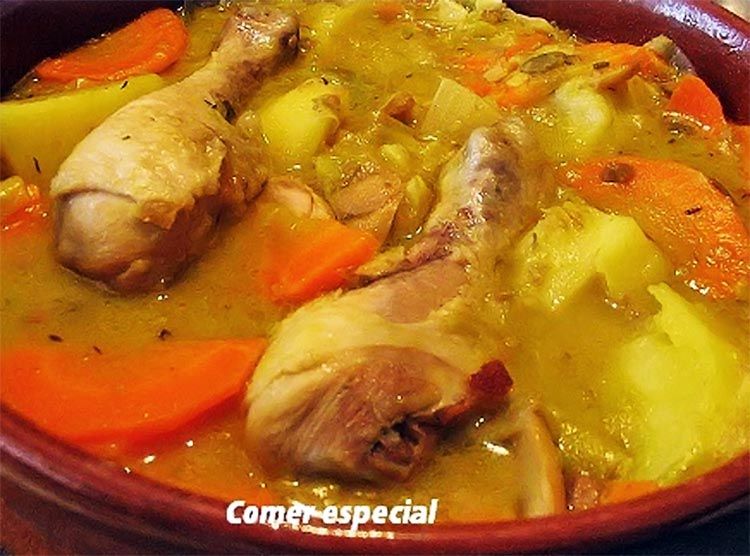 Pollo en salsa