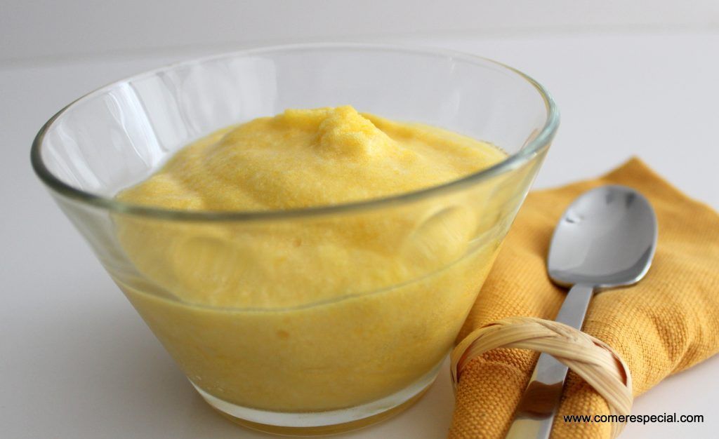 mousse, mousse de manga, manga, mousse sin lactosa